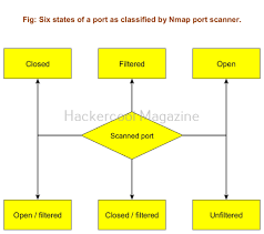 What does it mean if a port is "closed" or "filtered"?